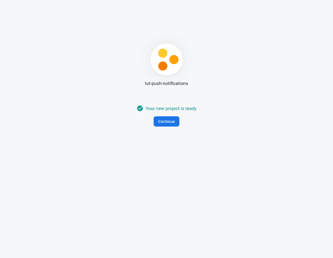 setup firebase project step 5